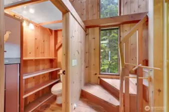Stairs to loft