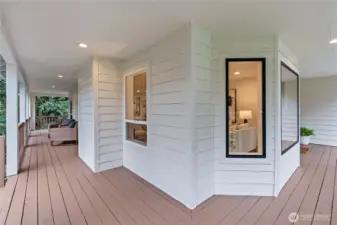 Wrap around porch to enjoy your mornings