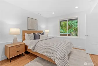 Bedroom in the basement makes this ideal for a MIL