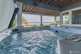 Lower Level Hot Tub