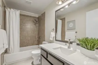 Upstairs full bath