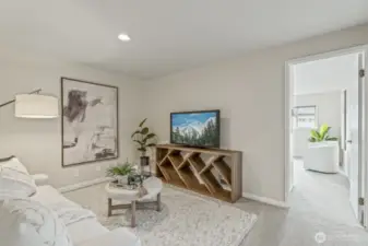 Upstairs den/office area