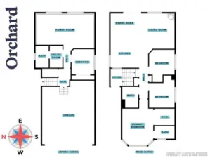 Floorplan of home to show layout / orientation of rooms & approximate scale