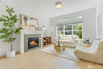 Big windows living room