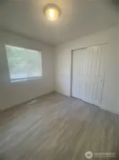 Den/office on main floor with closet