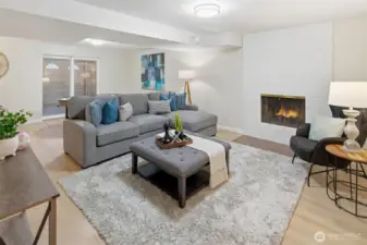 Huge basement recreation room/bonus with a slider to a large storage/flex space and access to the back yard!