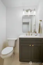 Powder room on main floor