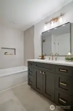 Full Bathroom on Upper level