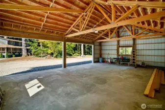 Inside 24 x 36 Detached garage