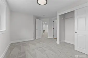 1 of 2 Secondary Bedrooms upstairs that share the hall bath.