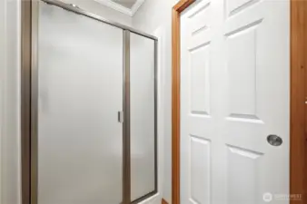 Large shower in the primary bathroom!