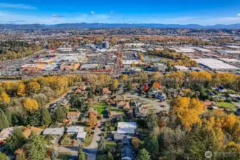Home over looks the valley and South Center.