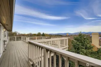 Another view from the deck.  Great place to enjoy a morning coffee.