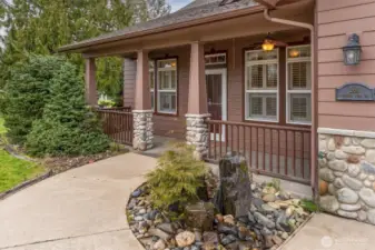 Water Feature at the front door