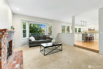 Another view of the family room.