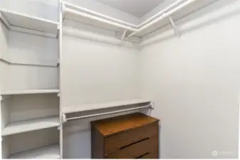 Walk in Closet for the Primary Suite
