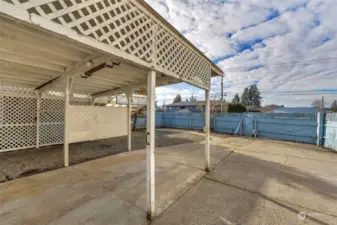 Covered Parking inside Gate