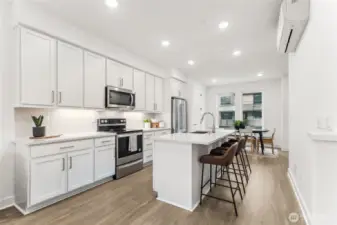 Kitchen- Features and colors may vary.