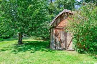 Private well house.