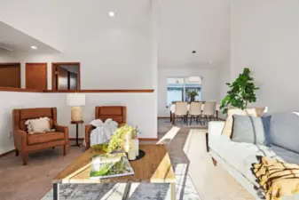 Open Layout for Connection and Conversation  From dinner parties to holiday mornings, the open flow between living and dining spaces makes connecting with loved ones effortless.