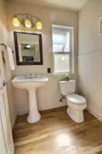 1/2 bath on Main.