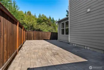 New patio installed recently for even more outdoor fun!
