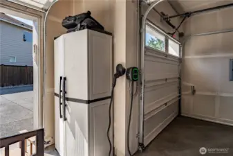 Electric vehicle charger included!