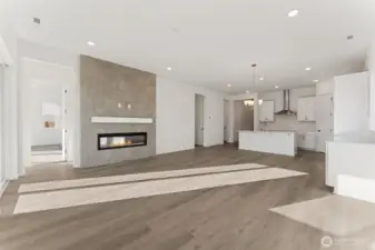 Actual Home Kitchen and Great Room