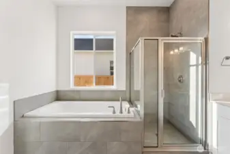 Actual Home   Primary Bathroom