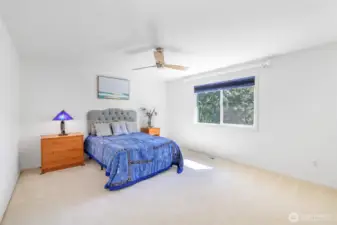 A third secondary bedroom is equally spacious, filled with natural light, and ready to adapt to the needs of its next owners.