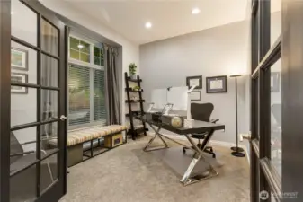 Office on the main level...