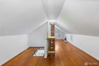 Finished attic bonus space.