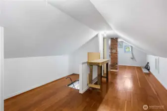Finished attic bonus space.