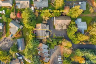 1-Car Attached Garage + Assigned/Deeded Parking Space #6