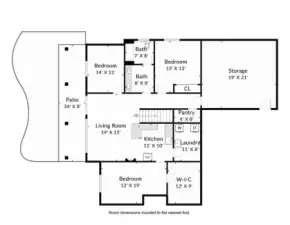 Lower level (daylight basement)