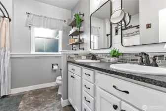 Lower level full bathroom