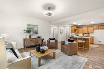 Brand new Luxury vinyl plank floors without any seams