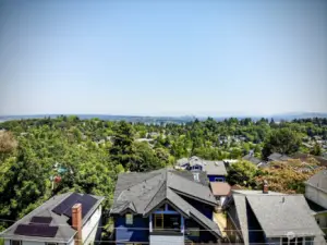 East facing with views of Bellevue and Lake Washington, and the cascades are even better in person