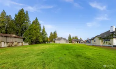 Looking from the back of the property.