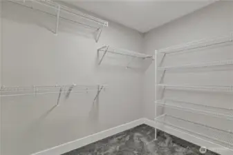 Primary walk-in closet