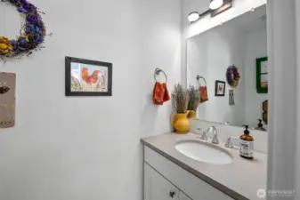 Main floor powder room