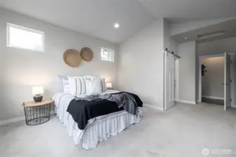 Main-level primary offers a true sense of space and comfort