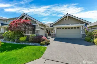 The front yard was re-landscaped as well with French drains installed.