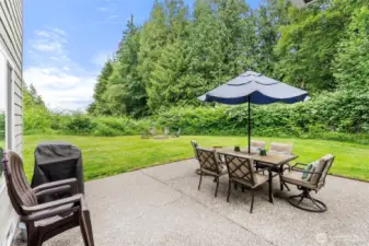 Back patio