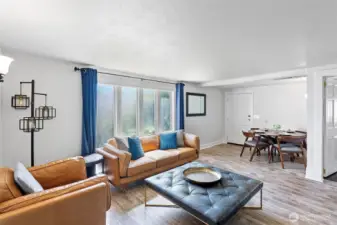 Step. into the light and bright living room!