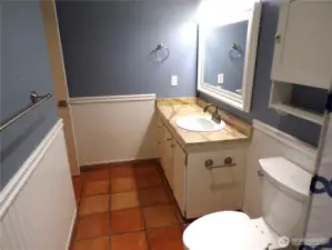 Hall bathrrom with full bath