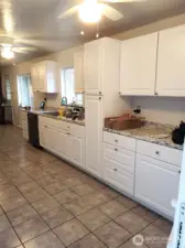 Plenty of cupboard and counter space