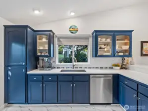 New custom time backsplash