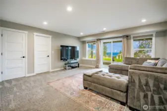 Garden level complete with family room, one bedroom, one office, and full bath.