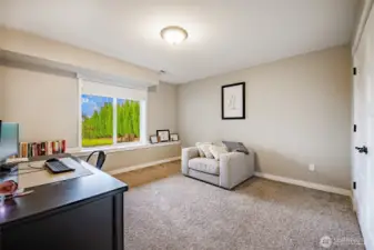 Office with closet